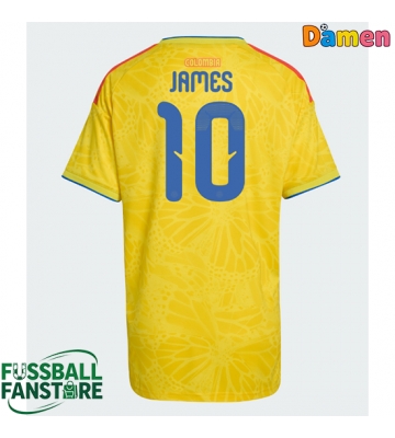 Kolumbien James Rodriguez #10 Replik Heimtrikot Damen WM 2026 Kurzarm